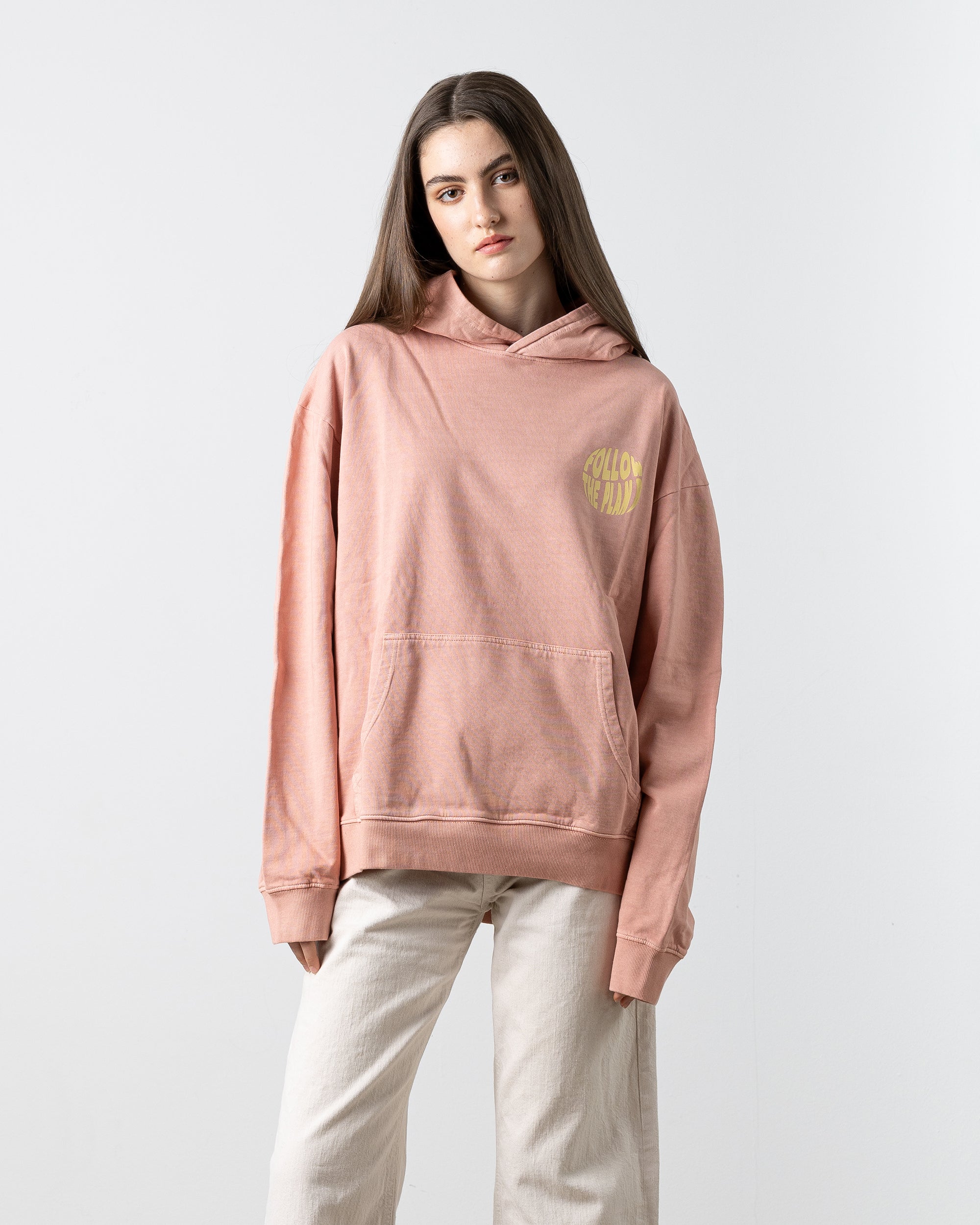 BATERA Hoodie Plan B Coral Algodon Organico Batera Brand