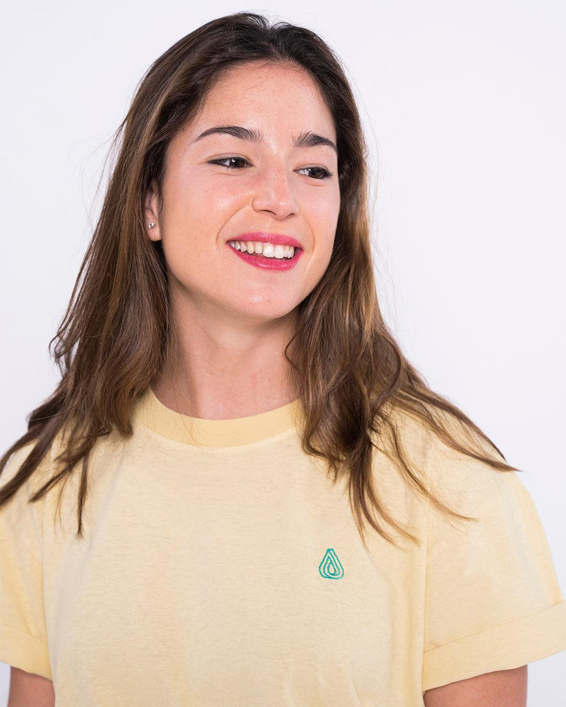 Camiseta Cáñamo Drop Amarilla - Batera Brand