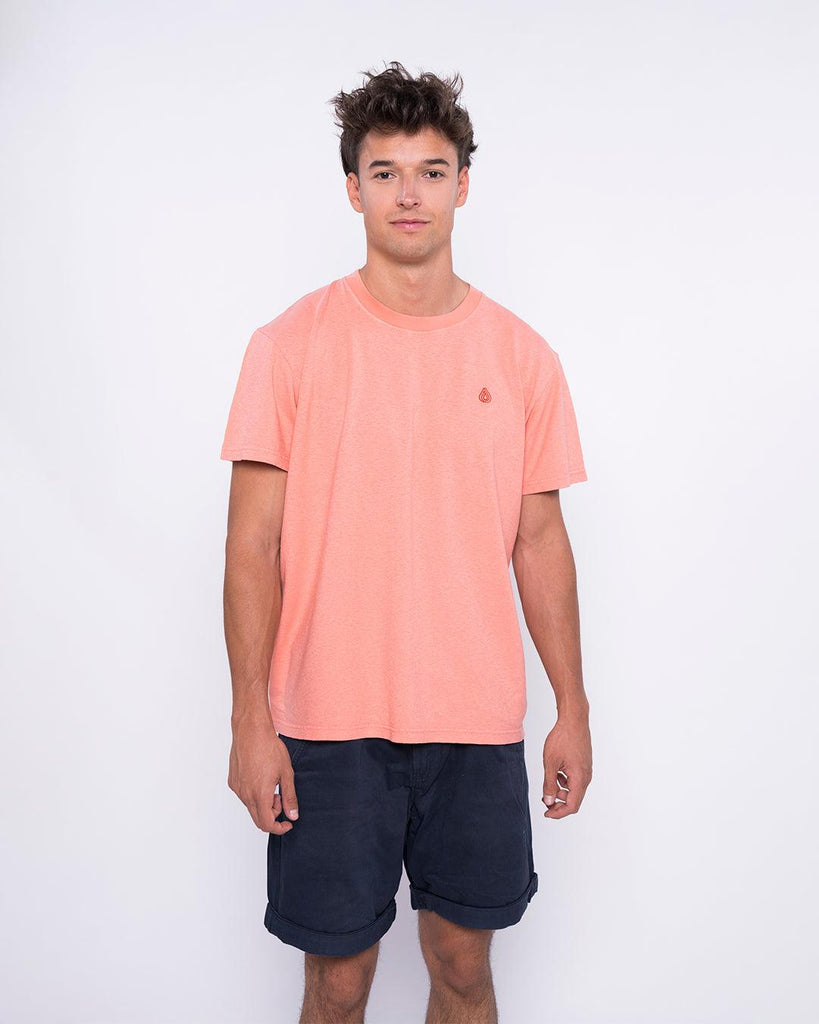 Camiseta Cáñamo Drop Coral - Batera Brand