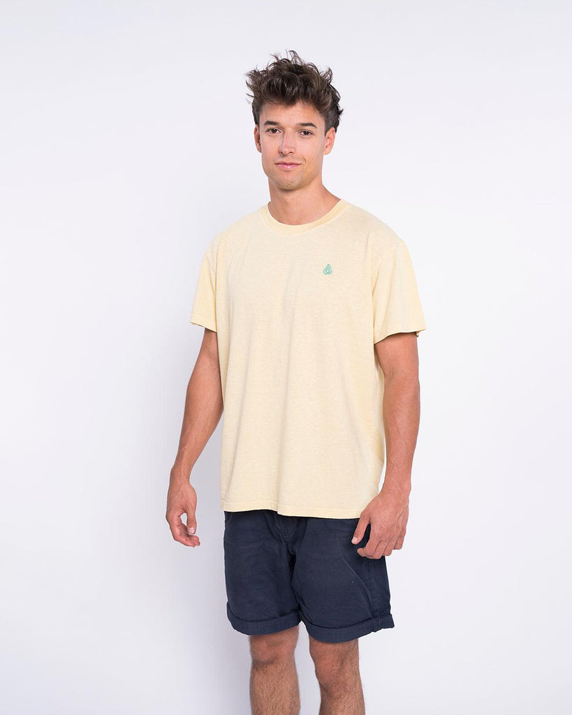 Camiseta Cáñamo Drop Amarilla - Batera Brand