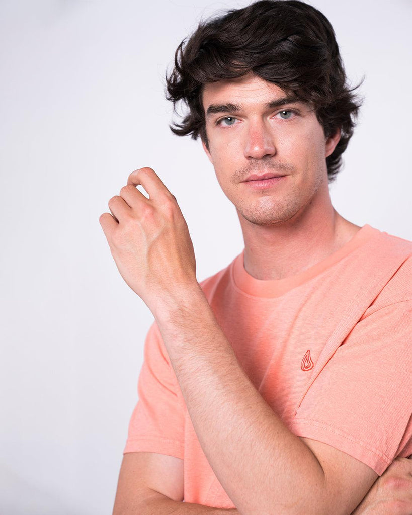 Camiseta Cáñamo Drop Coral - Batera Brand