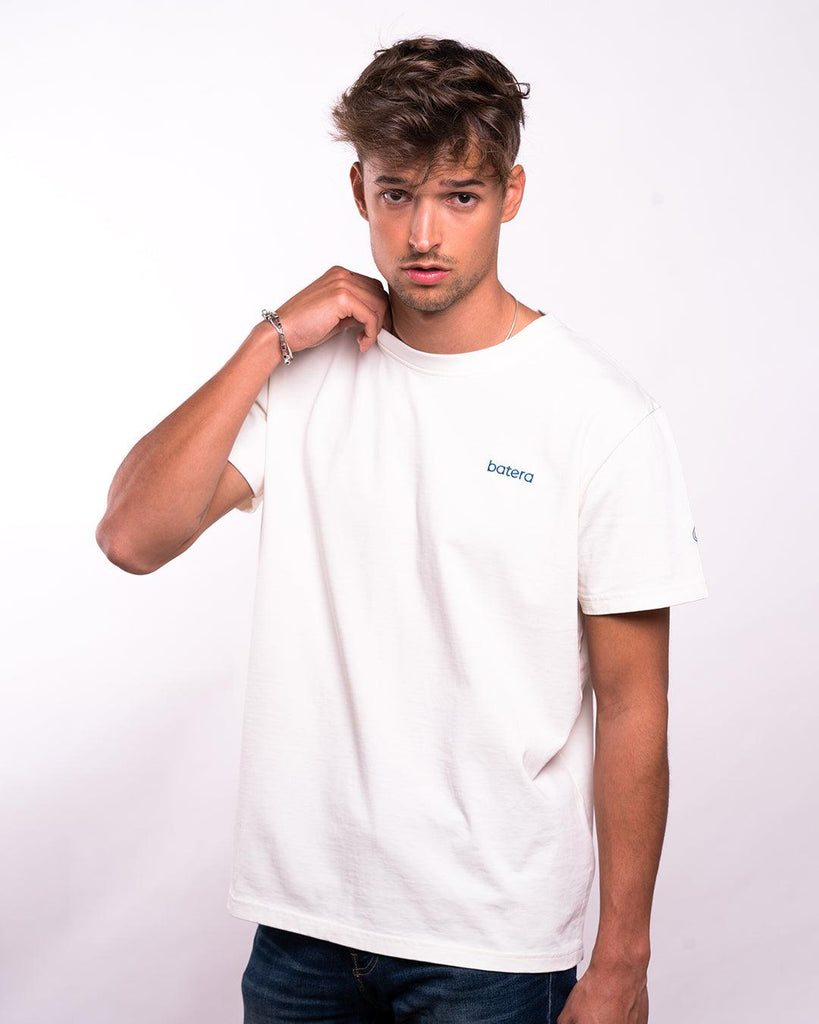 Camiseta Algodón Orgánico Batera Blanca - Batera Brand