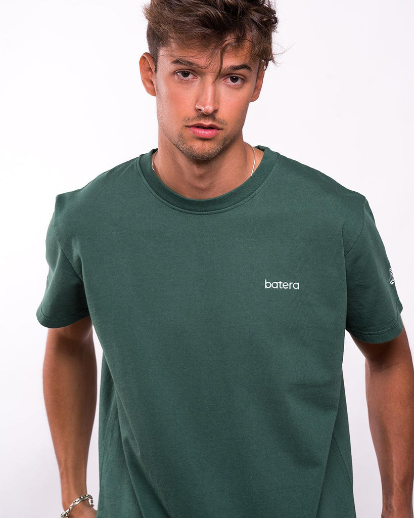 Camiseta Algodón Orgánico Batera Verde - Batera Brand