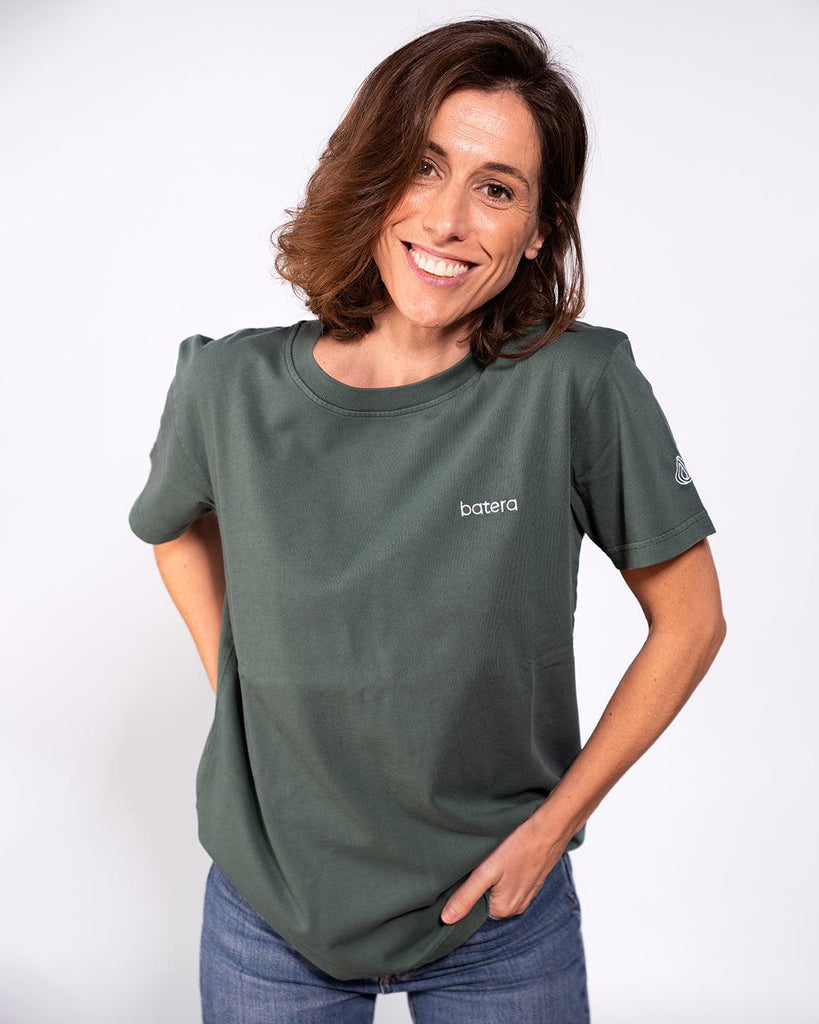 Camiseta Algodón Orgánico Batera Verde - Batera Brand